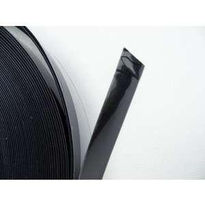 I524 Picanol Black Velvet Roll Covering, Self-Adhesive, 28mm Wide