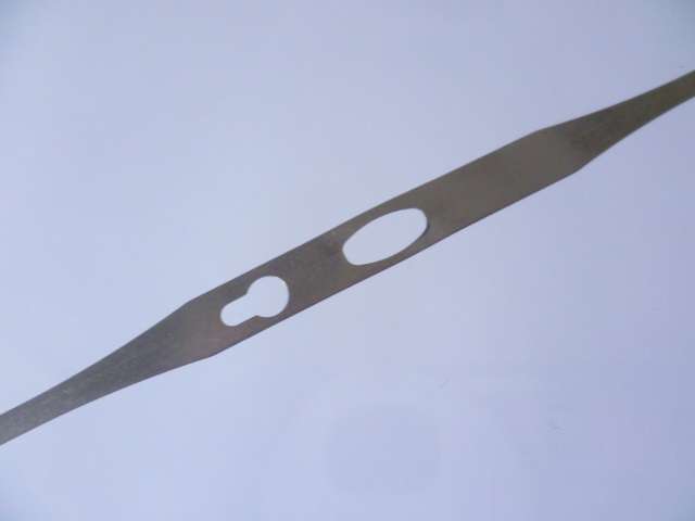 Heddle 331mm, 5.5x0.3, Eye 8.0x3.9mm, C Type, Simplex, Stainless Steel - Image 4